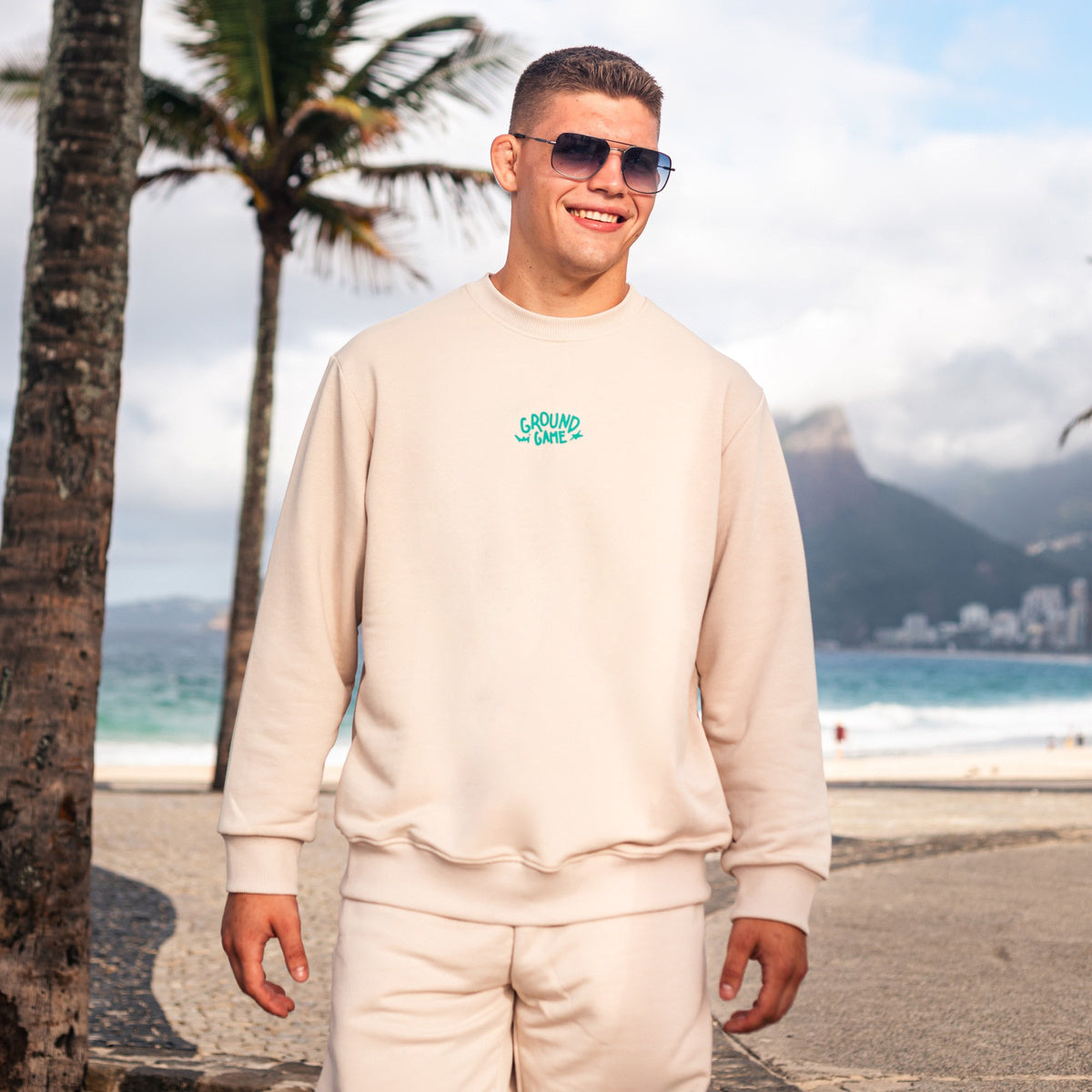 Crewneck Sweatshirt Fukutsu (Beige)