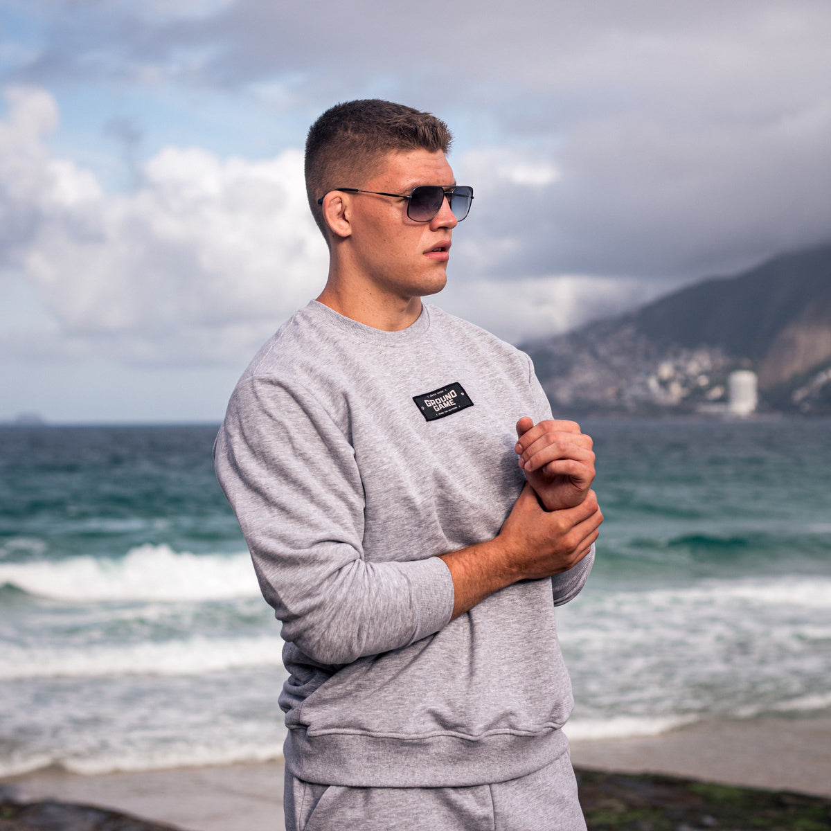 Crewneck Sweatshirt Essential (Grey Melange)