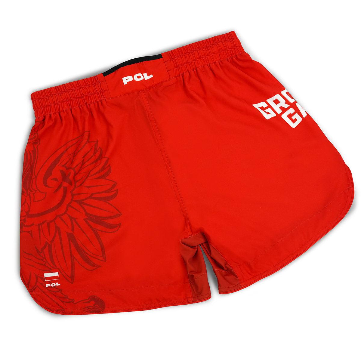 Lekkie spodenki MMA Polska 3.0 (Czerwone)