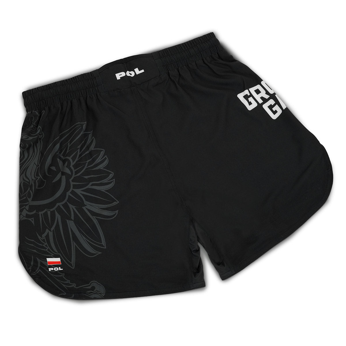 Lekkie spodenki MMA Polska 3.0 (Czarne)