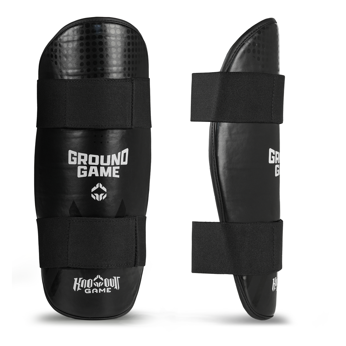 Kids' Shin Guards Without Foot Protection Cyborg (Black)