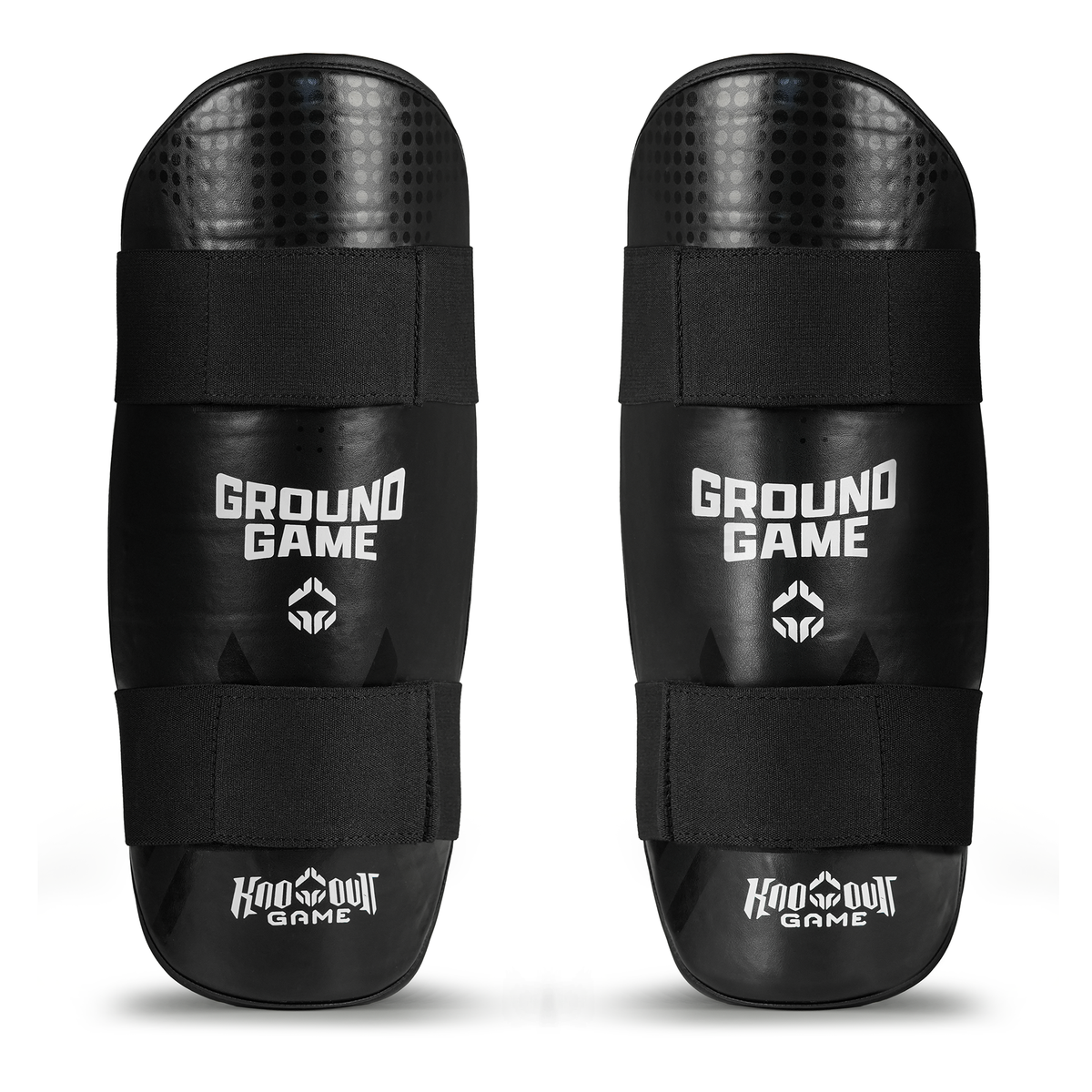 Shin Guards without Foot Protection Cyborg (Black)