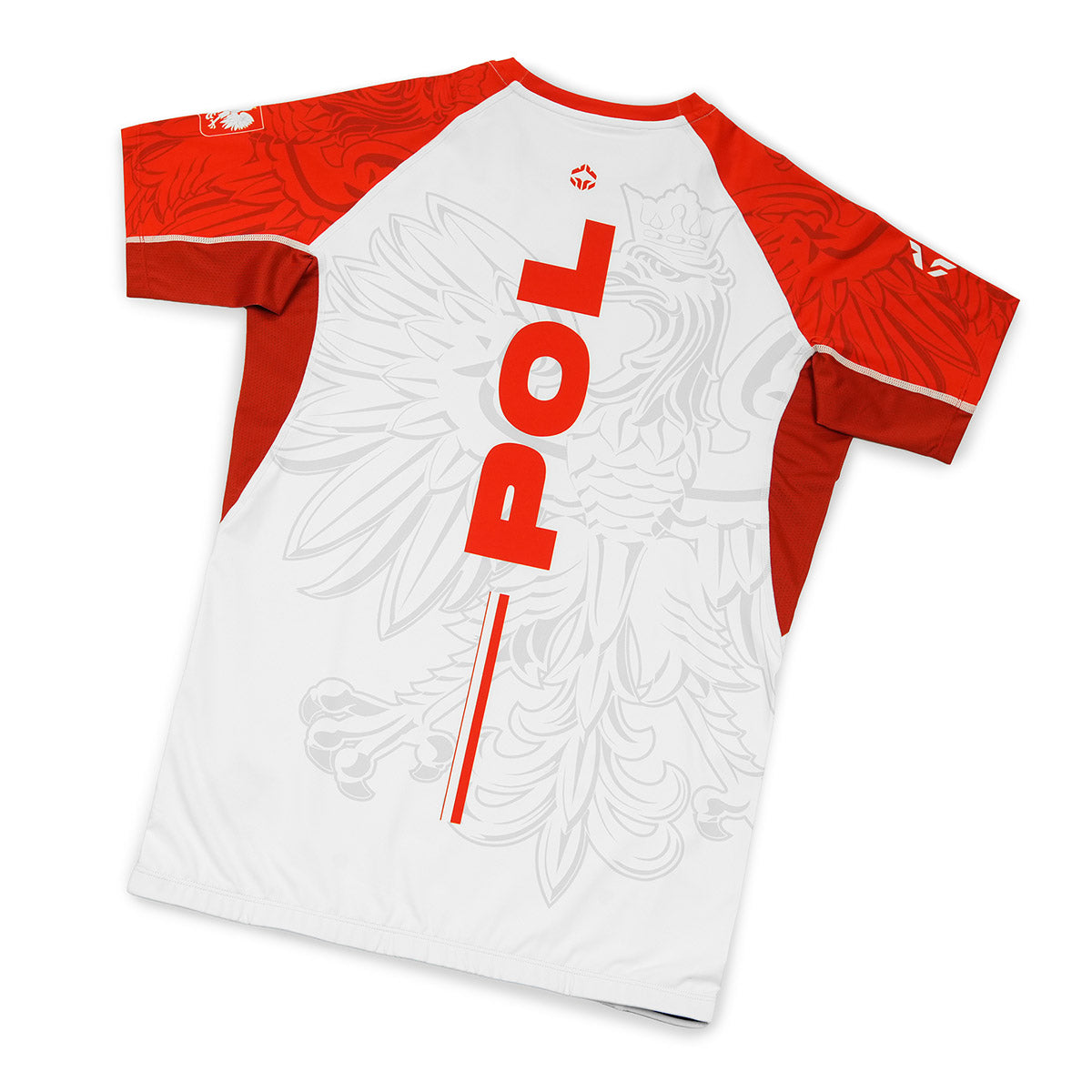 Rashguard Polska 3.0 krótki rękaw (Biały)