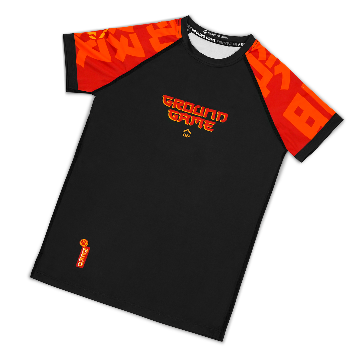 Rashguard dziecięcy Ramen Cat krótki rękaw