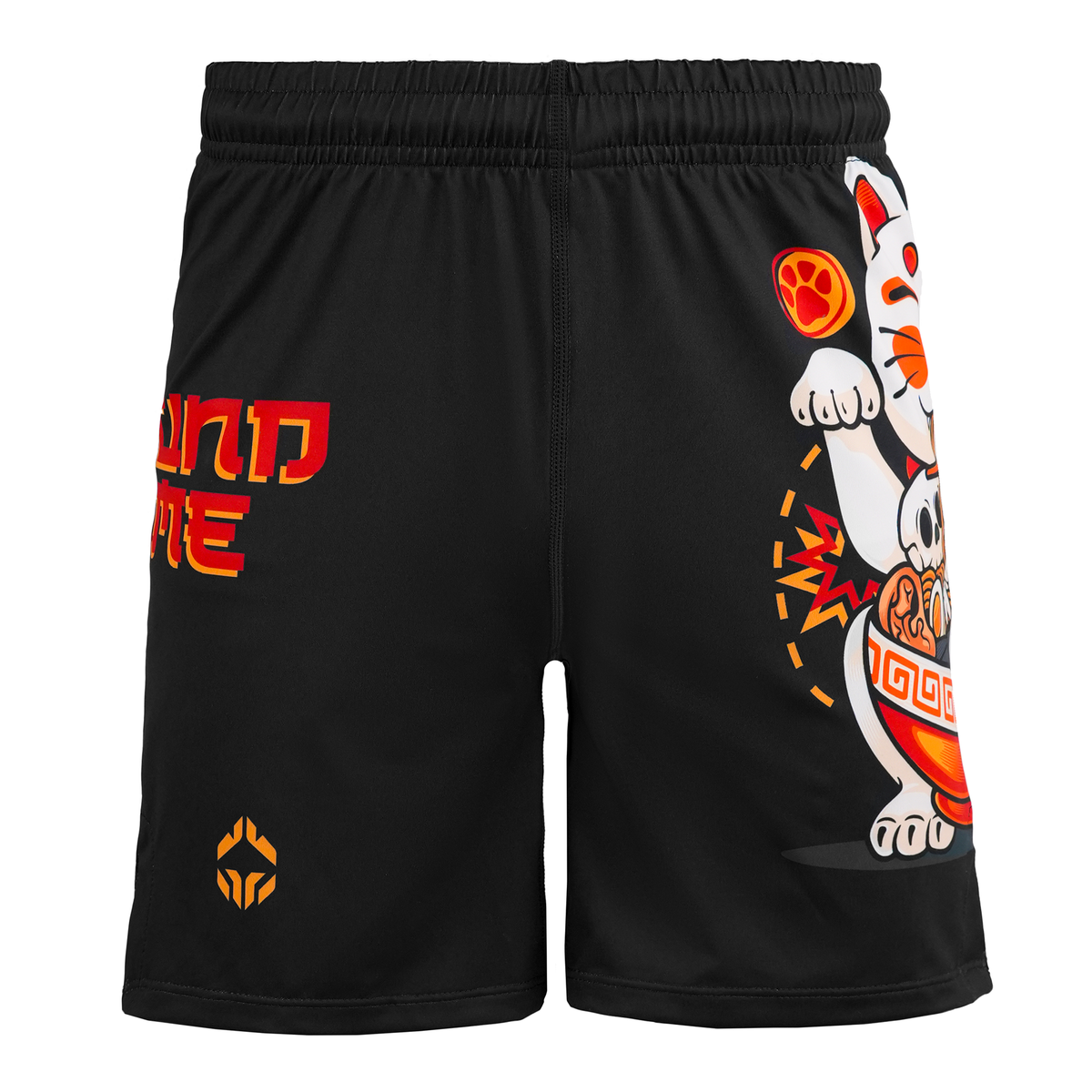 Kids' Training Shorts Ramen Cat
