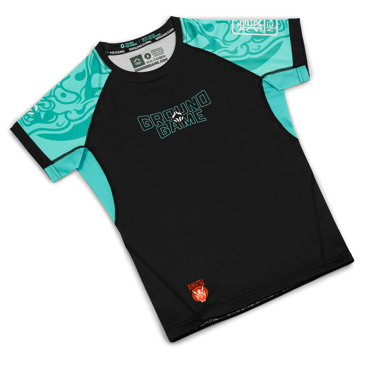 Rashguard damski Fukutsu krótki rękaw