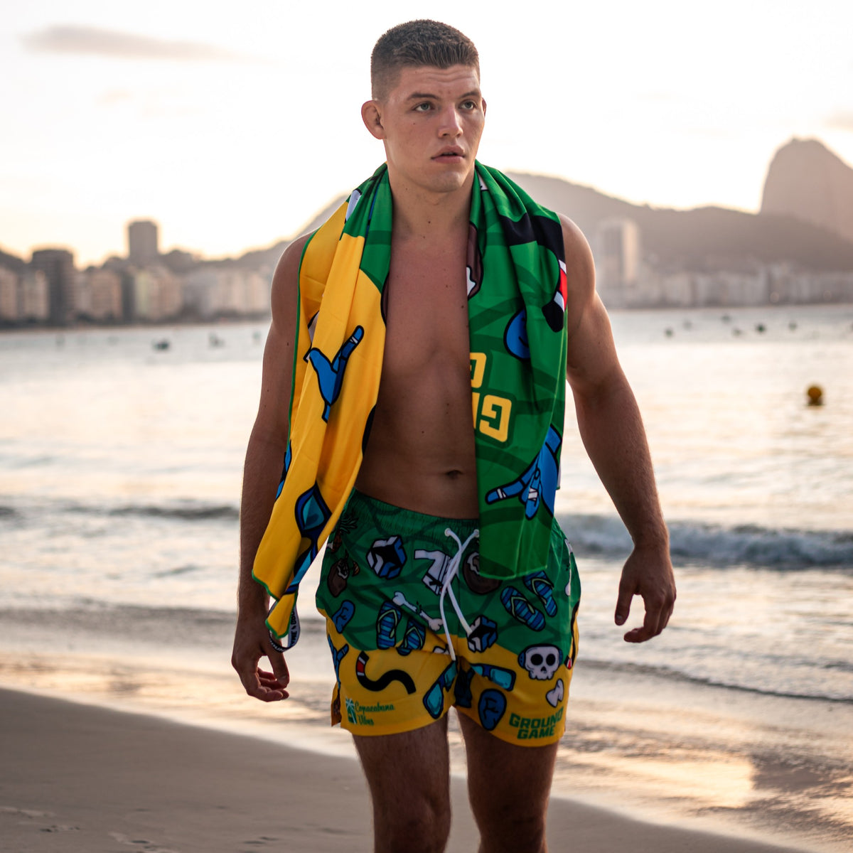 Men’s swim shorts Copacabana (BJJ style)