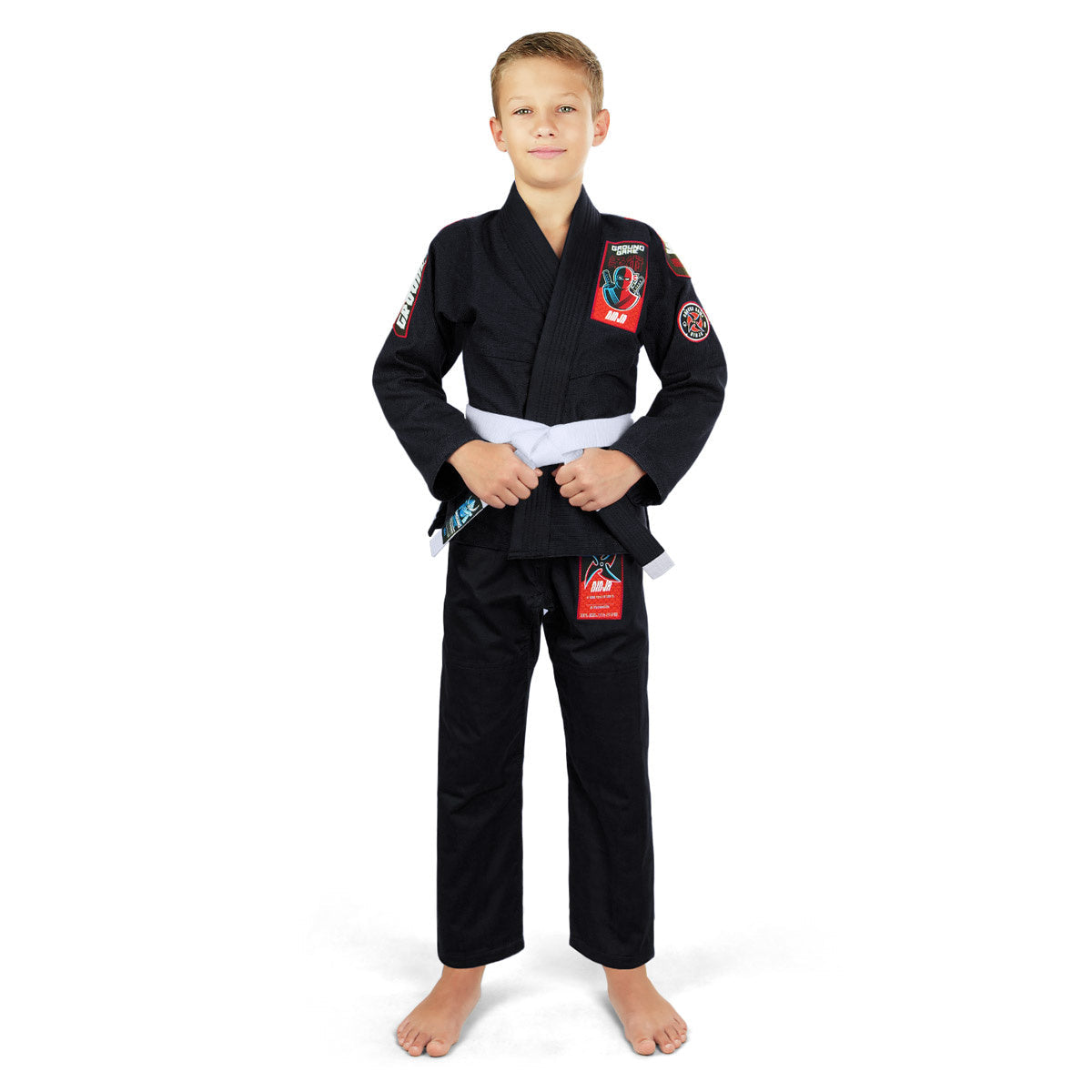 Kids' BJJ GI Ninja (Black) + FREE Belt