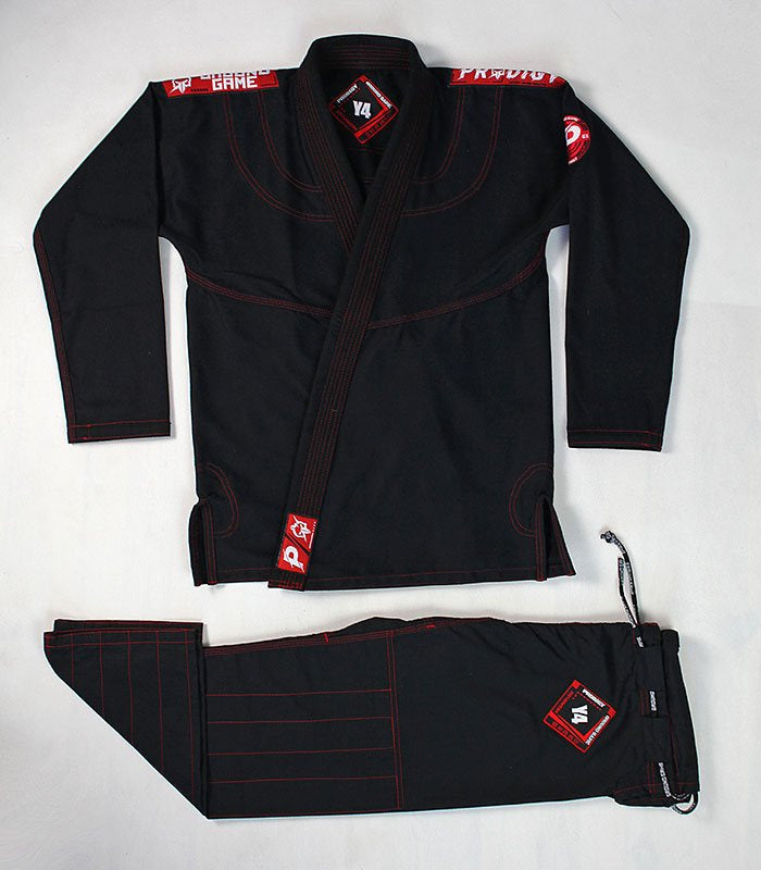 GI do BJJ dla nastolatków Prodigy (Czarne) + pas GRATIS