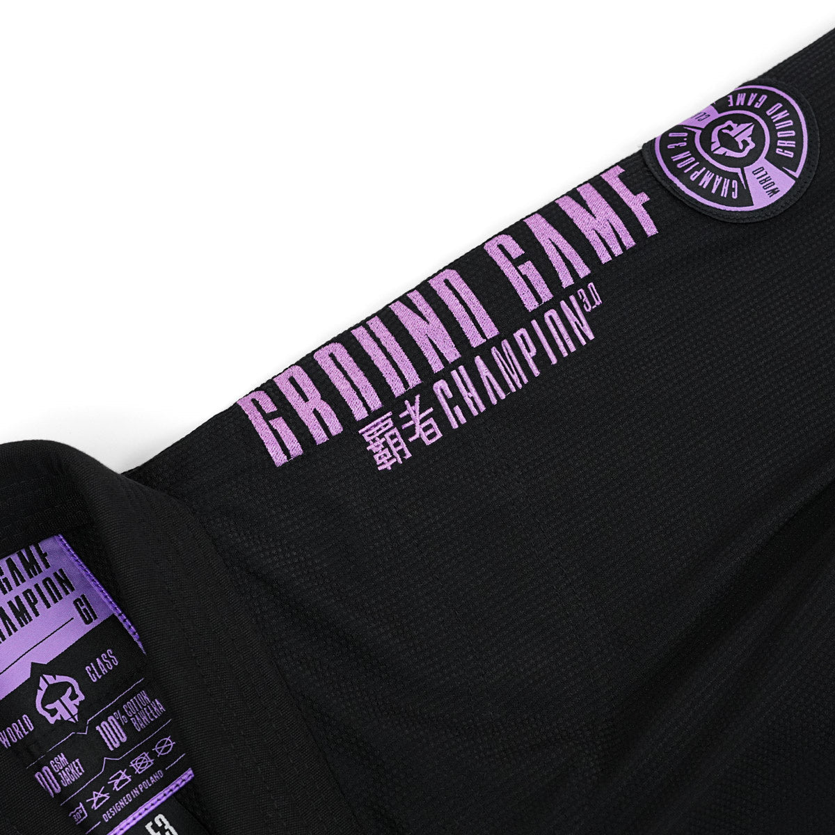 Women's BJJ GI Champion 3.0 Lavender (Black) + FREE Belt