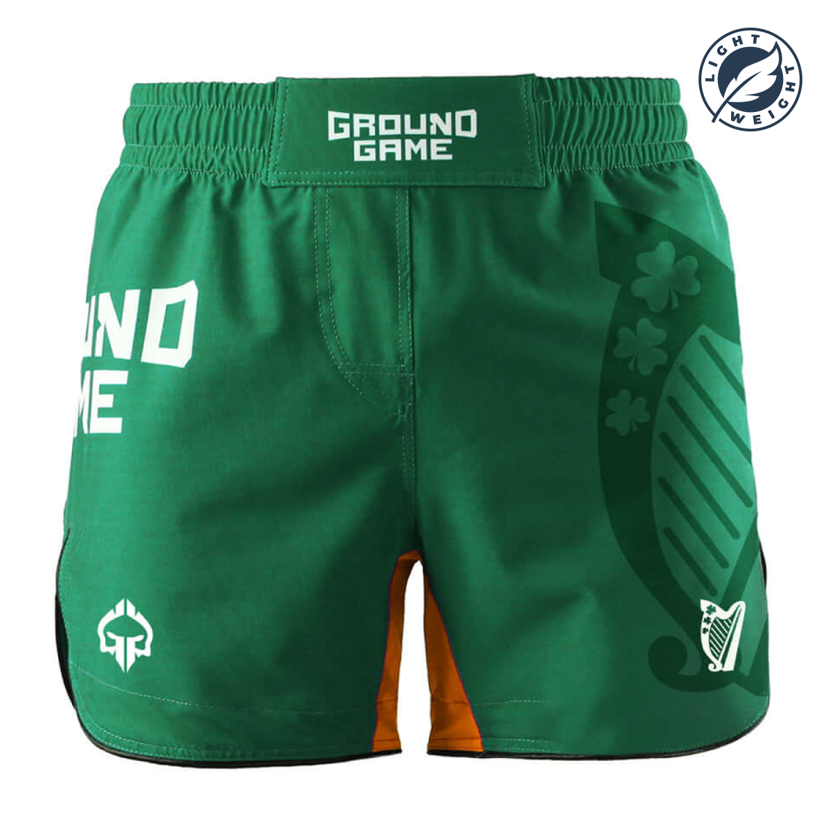 Lekkie spodenki MMA Irlandia (Zielone)