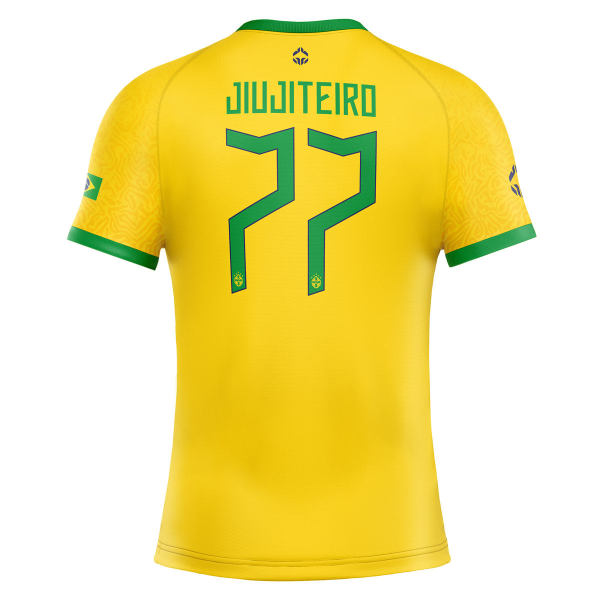 Rashguard Brazil Football krótki rękaw