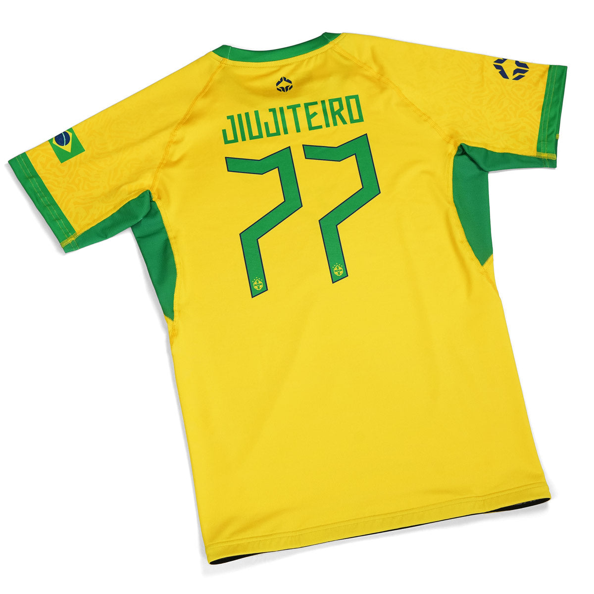 Rashguard Brazil Football krótki rękaw