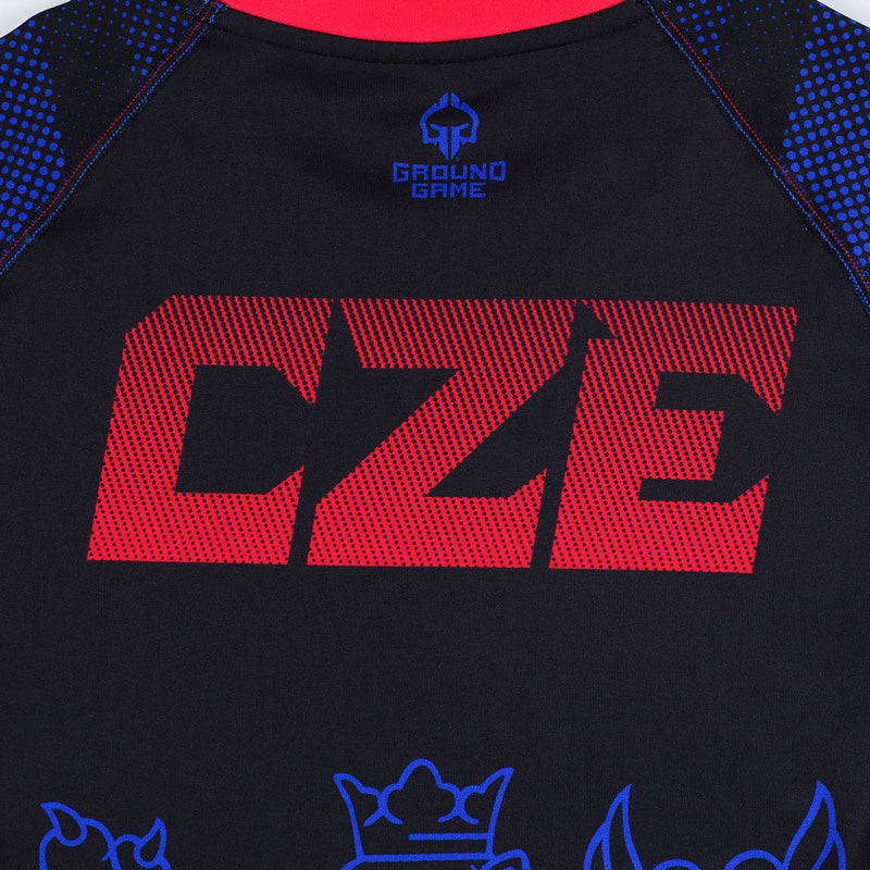 Rashguard Czechy krótki rękaw (Czarny)