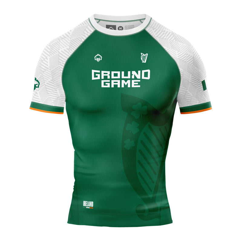 Rashguard Irlandia krótki rękaw (Zielony)