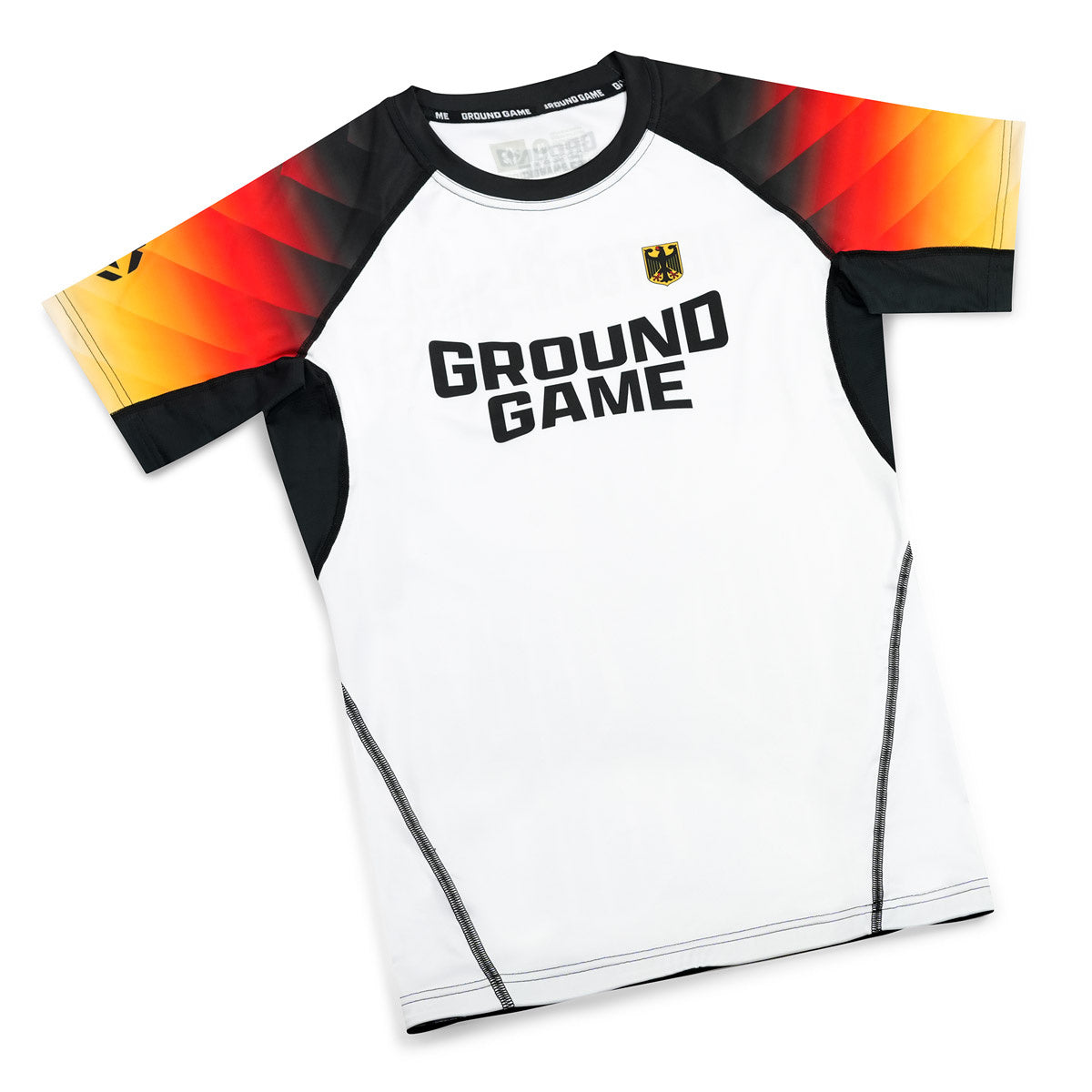 Rashguard Germany short sleeve (White)