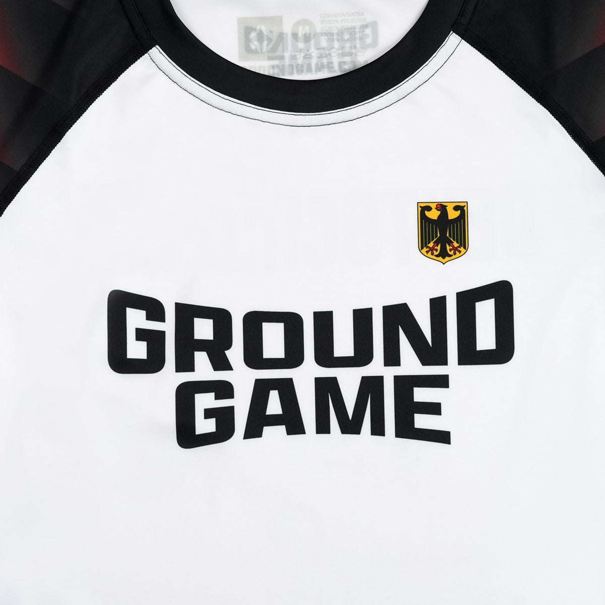 Rashguard Niemcy krótki rękaw (Biały)