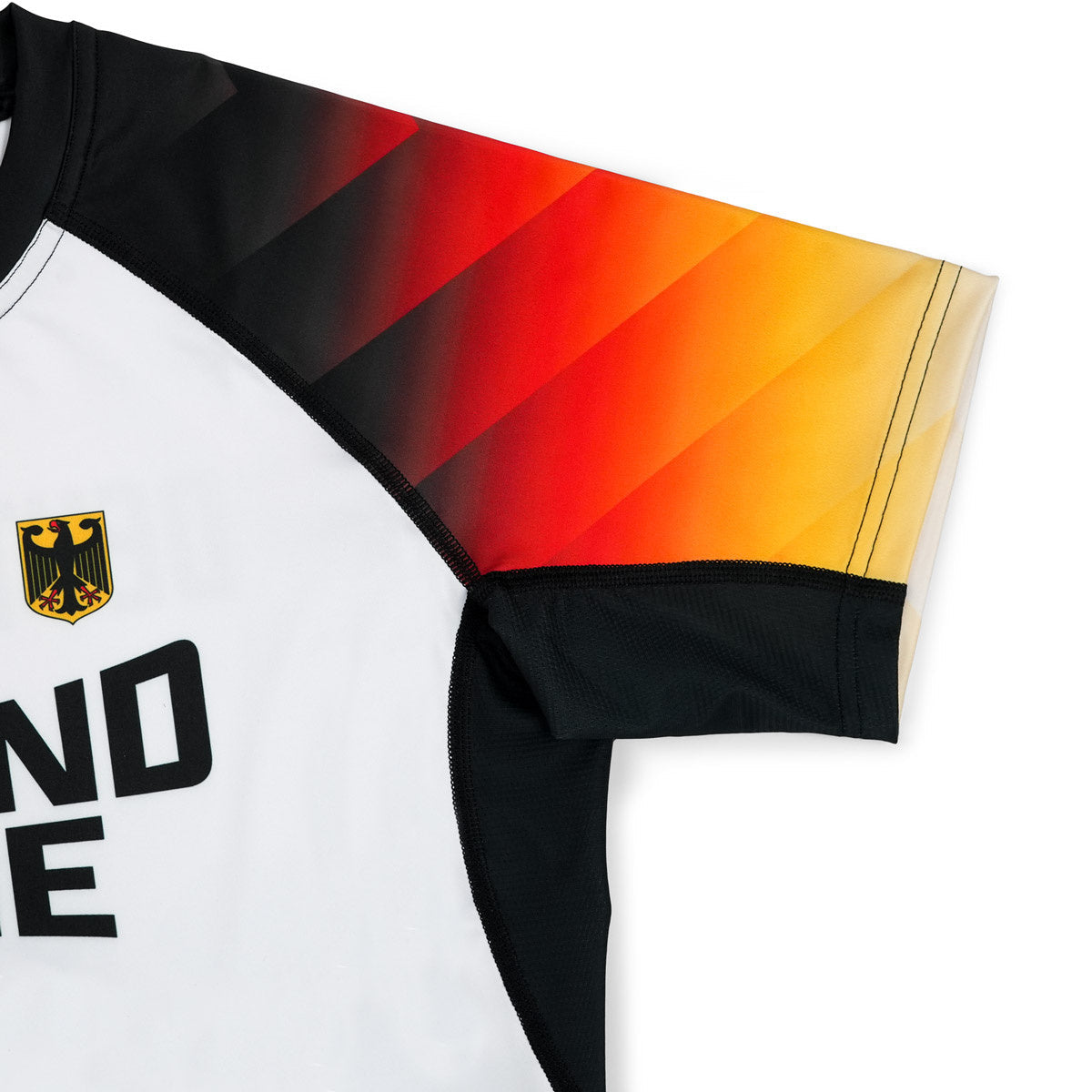 Rashguard Niemcy krótki rękaw (Biały)