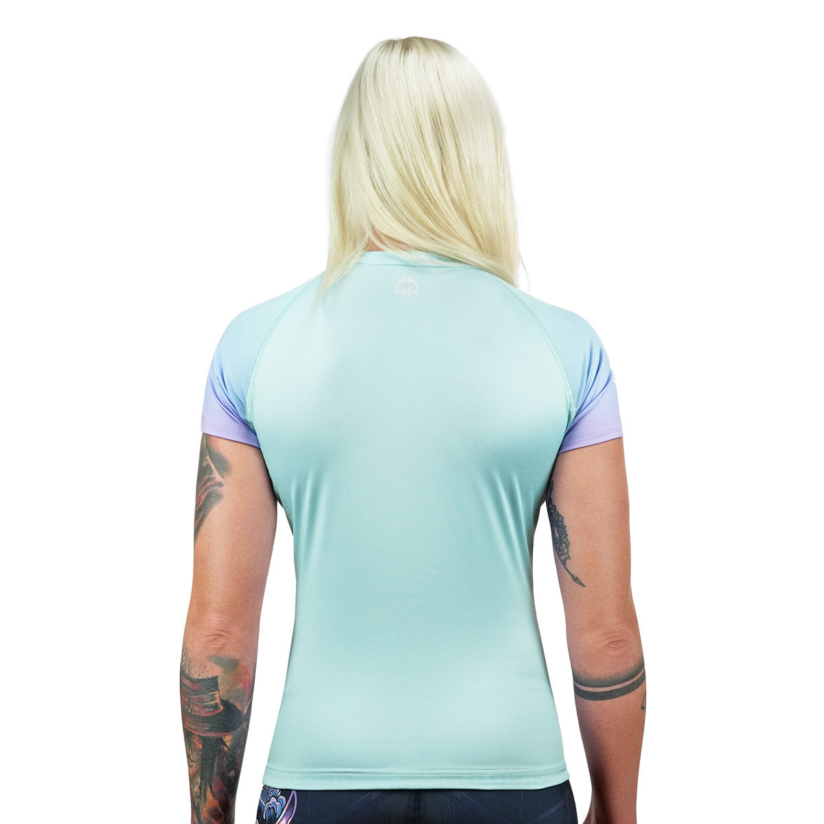 Rashguard damski Athletic Mint krótki rękaw