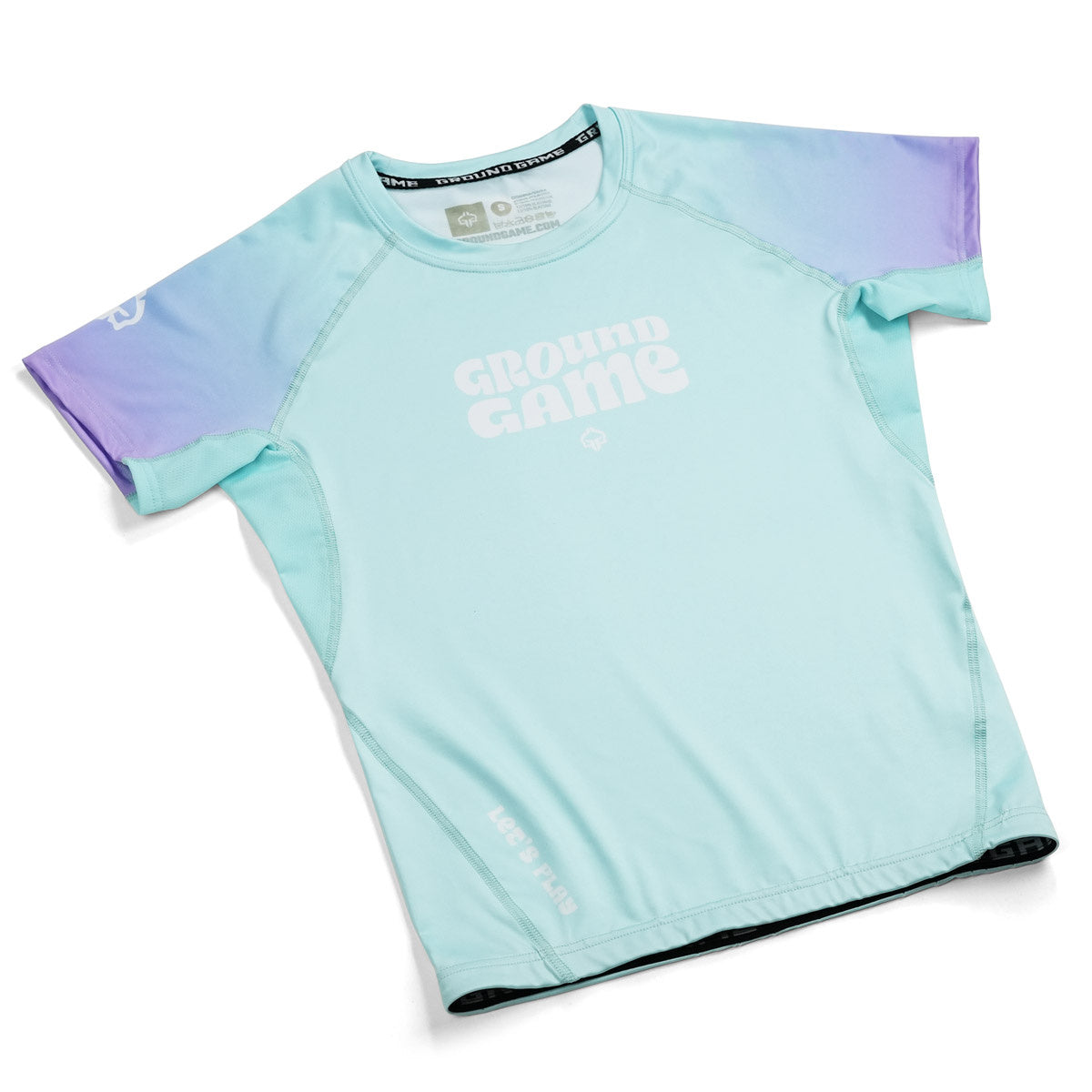 Rashguard damski Athletic Mint krótki rękaw