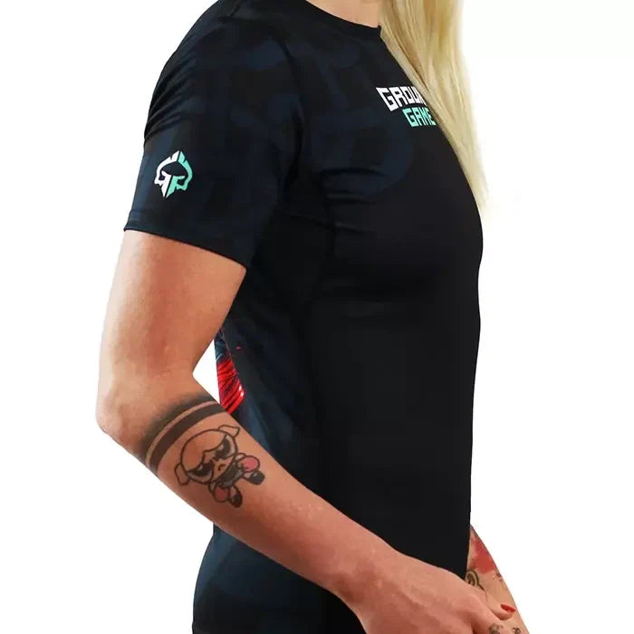 Rashguard damski Valkyria krótki rękaw