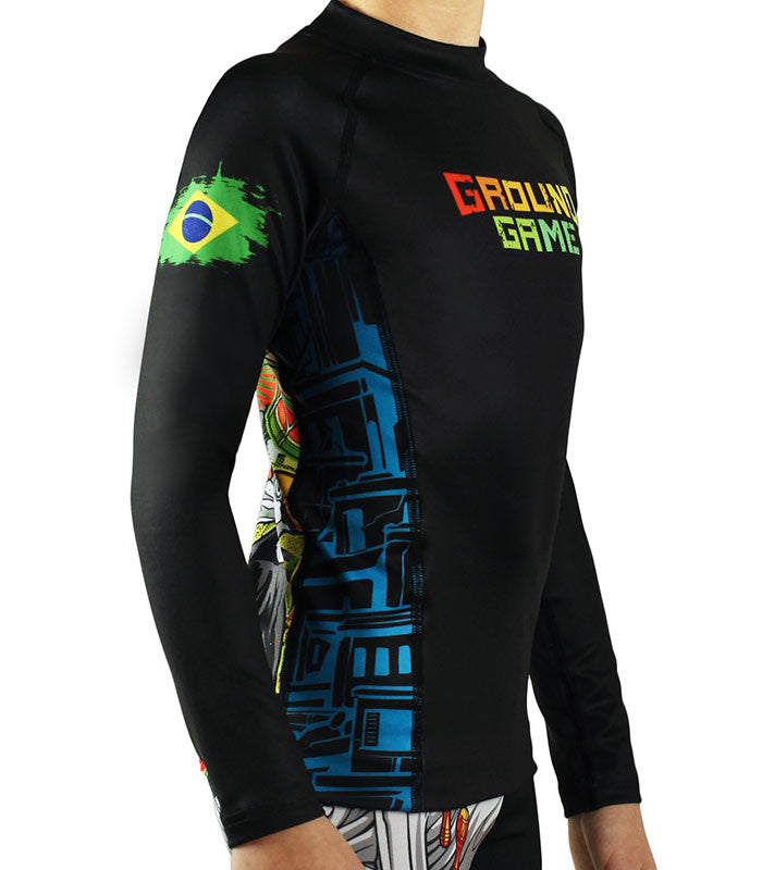Rashguard dziecięcy Brasil Kids długi rękaw