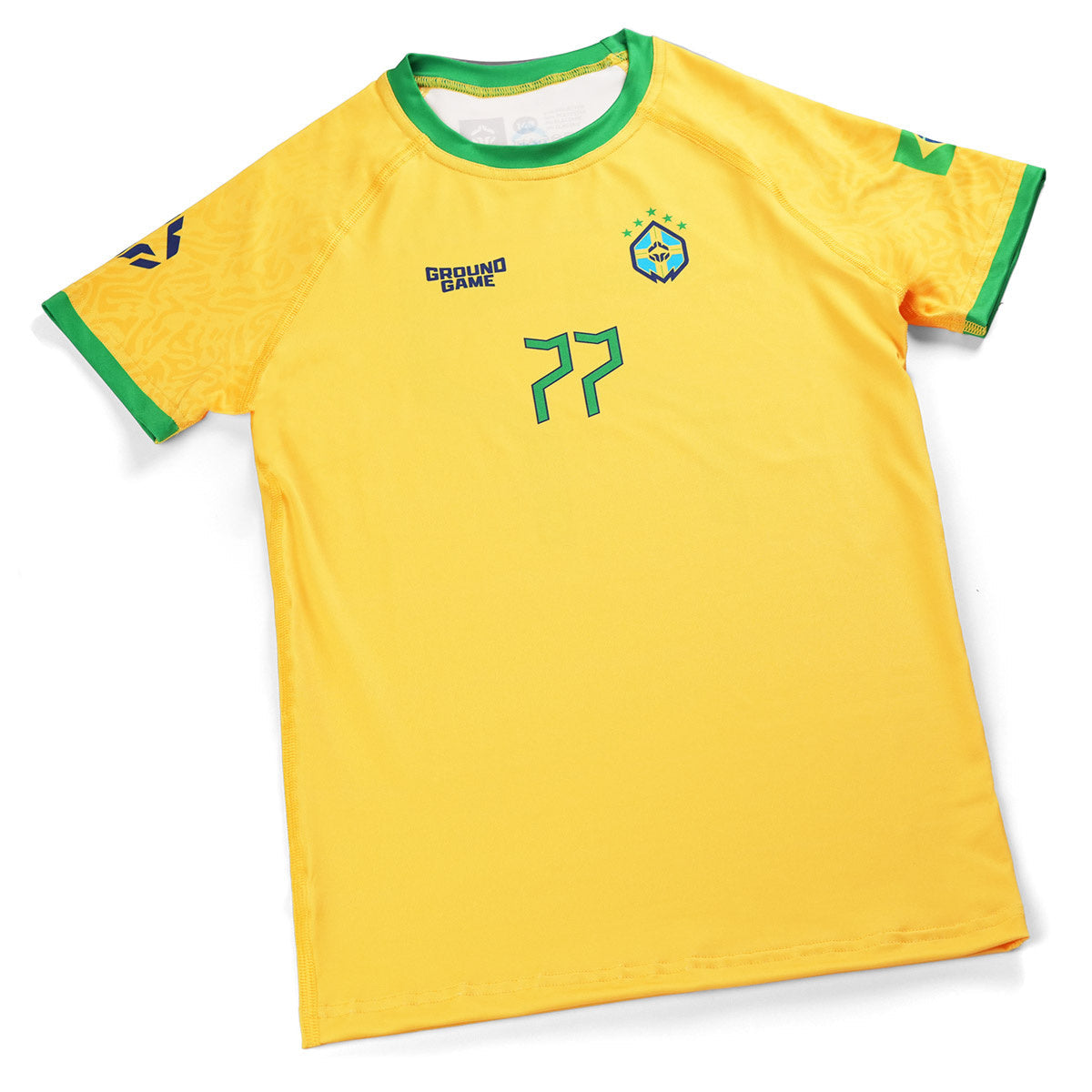 Kids' Rashguard Brazil Football short sleeve