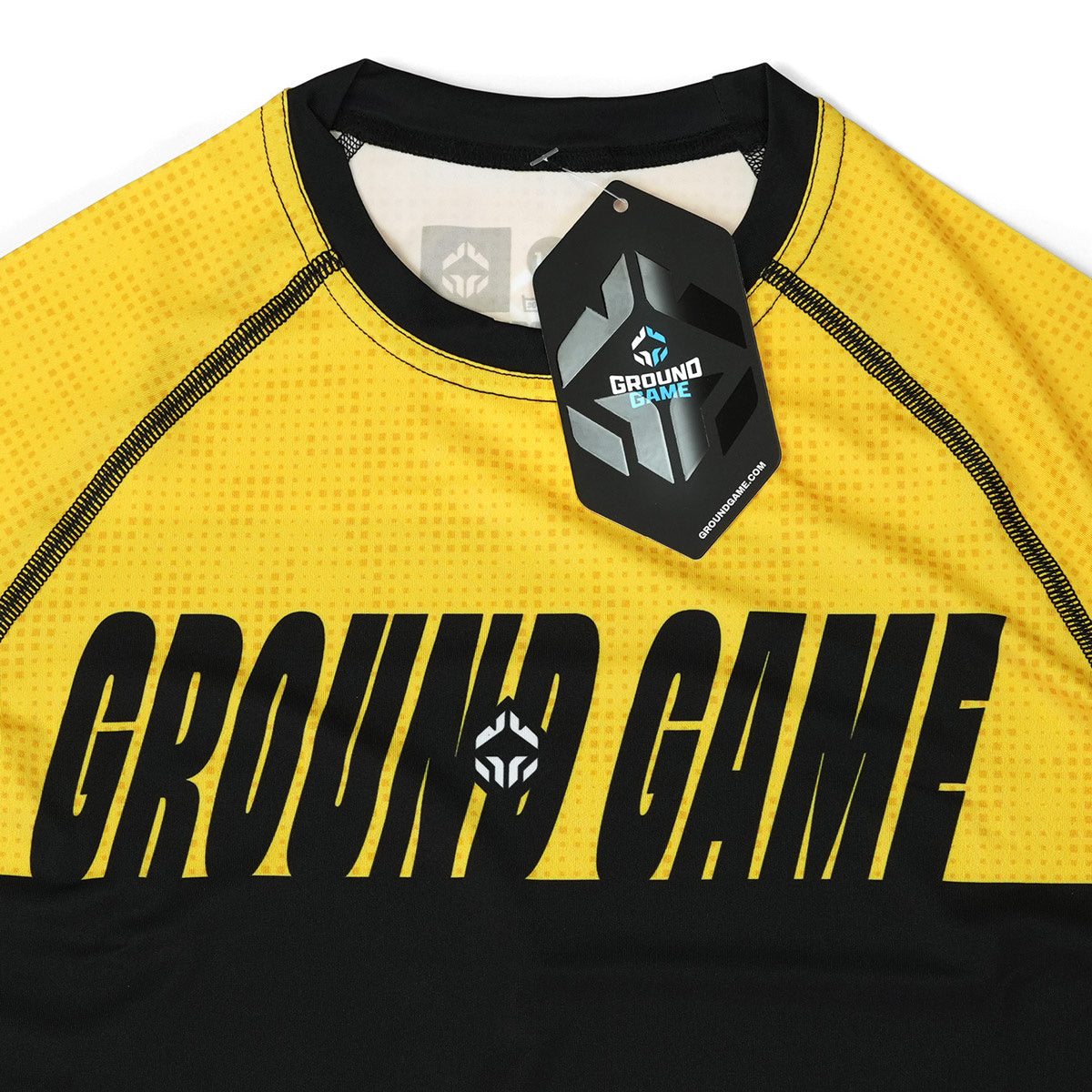Rashguard dziecięcy IBJJF Kids krótki rękaw (Żółty)