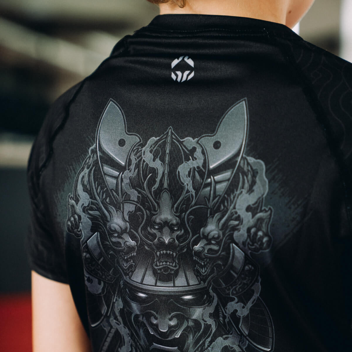 Kids' Rashguard Samurai Shadow short sleeve
