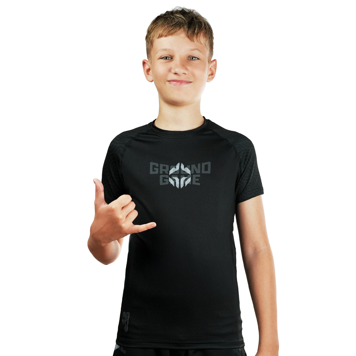 Kids' Rashguard Samurai Shadow short sleeve