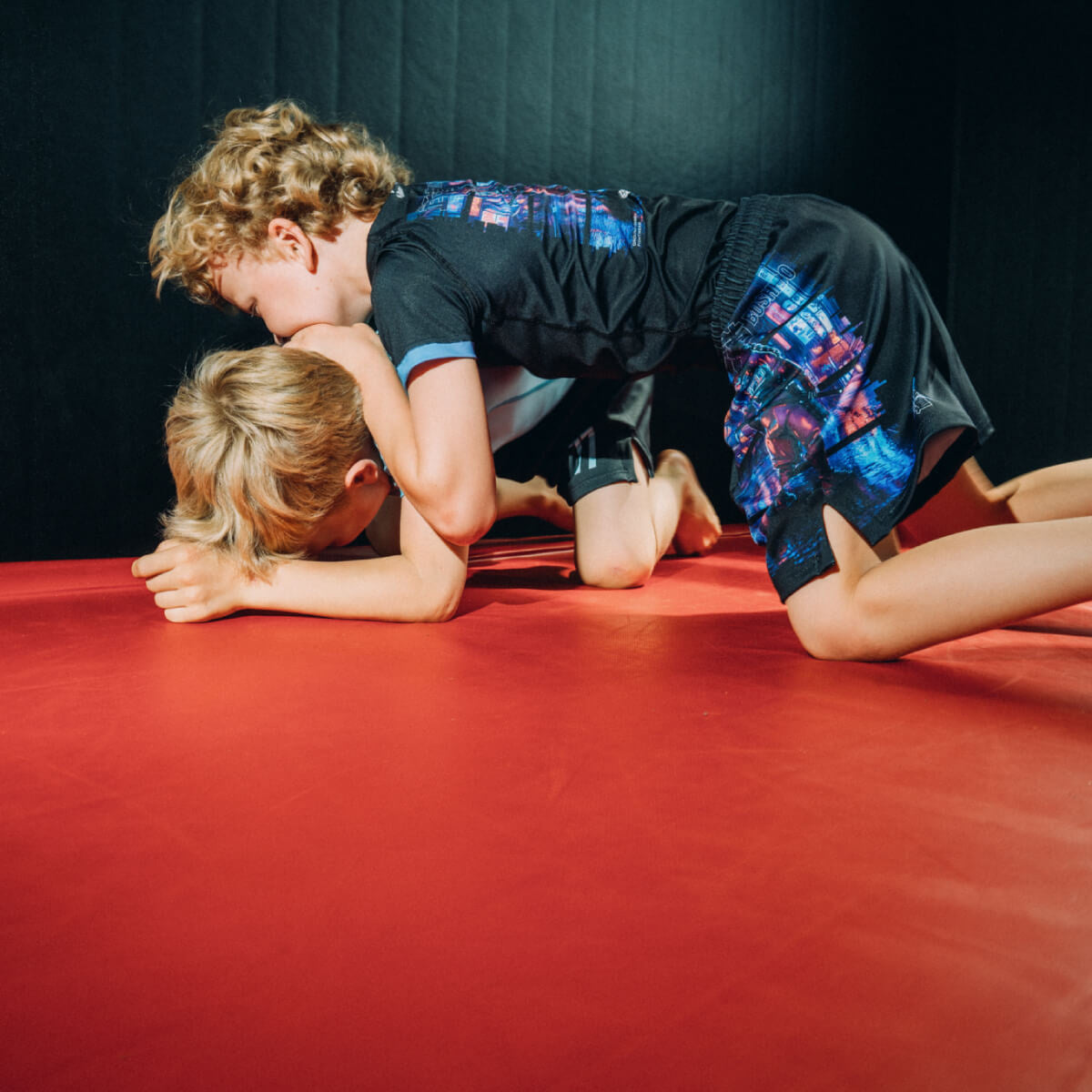 Kids' Training Shorts Cyber Samurai