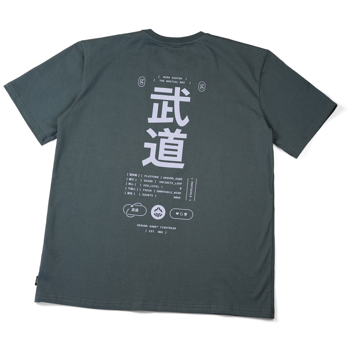 T-shirt Budo Oversize (Anthracite)
