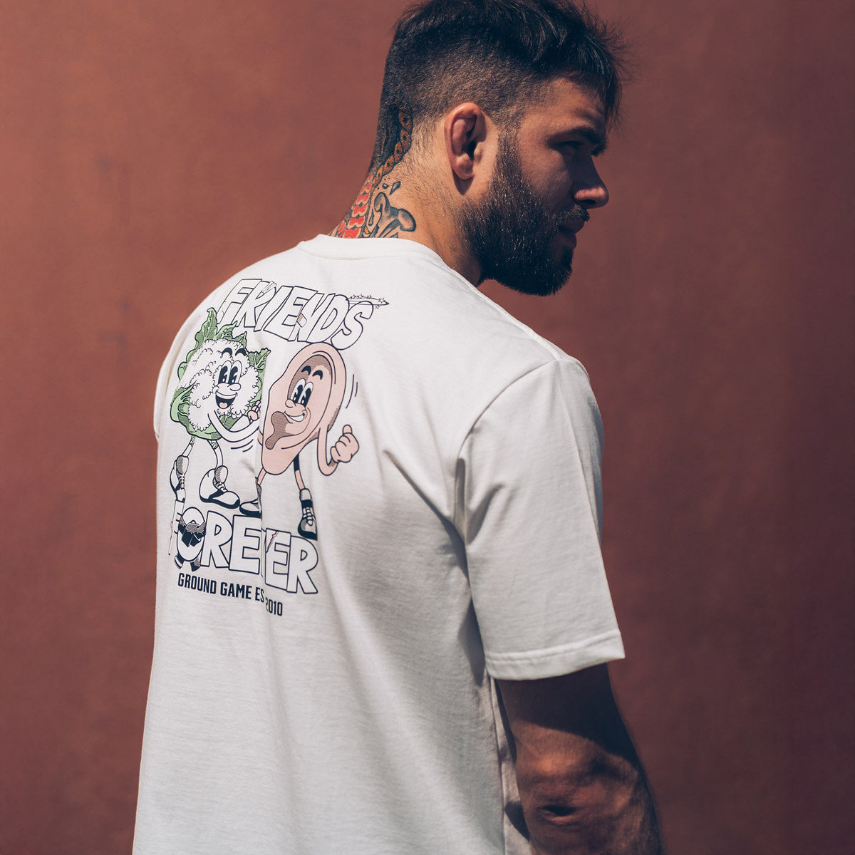 T-shirt Friends Forever Oversize (Beżowy)