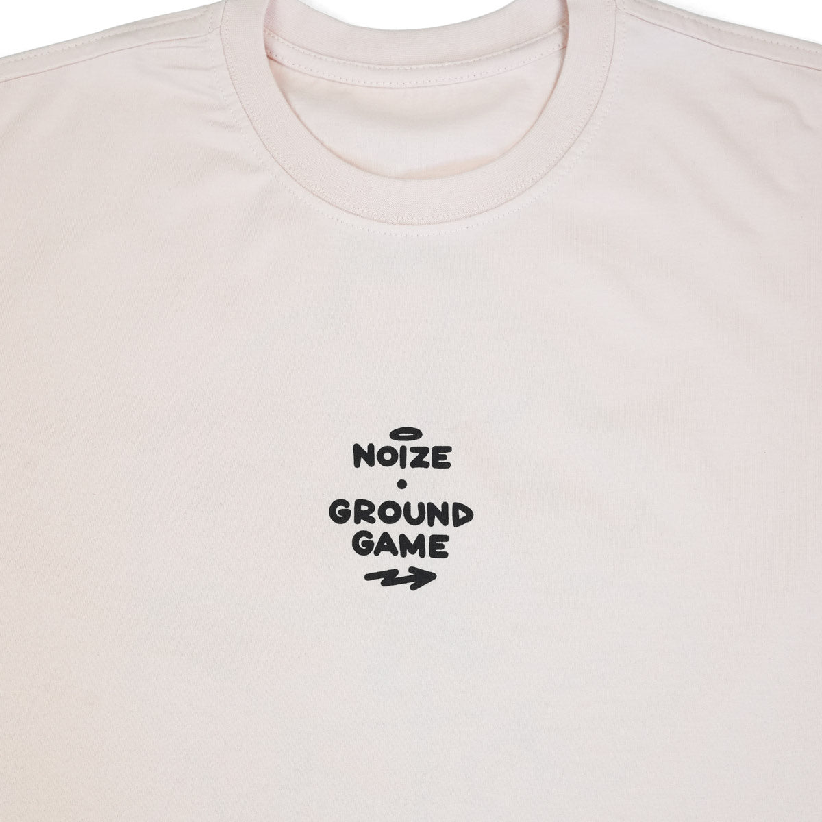 Oversize tričko Jiu-Jitsu is Calling x Noize (béžové)