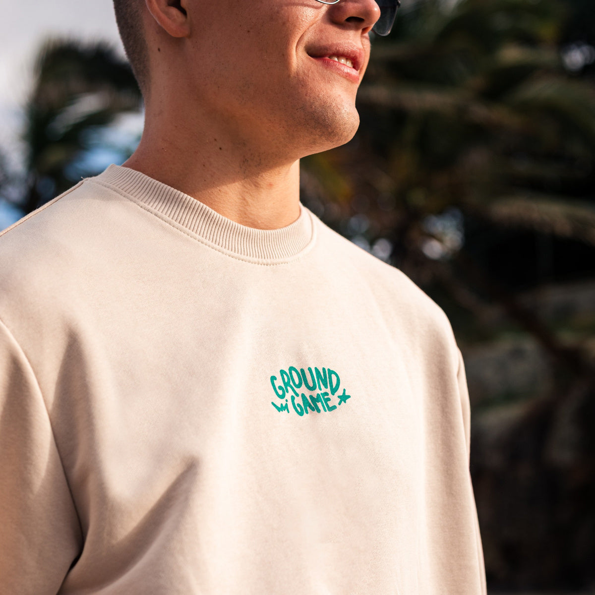 Crewneck Sweatshirt Fukutsu (Beige)