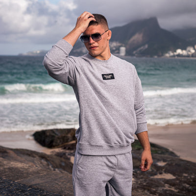 Crewneck Sweatshirt Essential (Grey Melange)