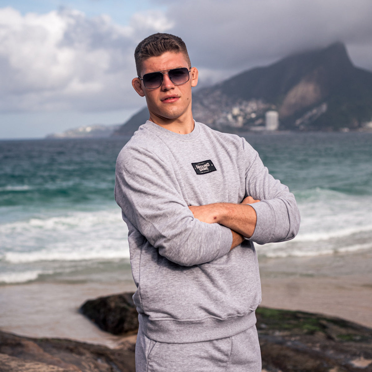 Crewneck Sweatshirt Essential (Grey Melange)