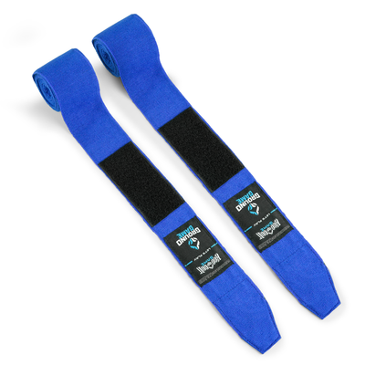 Bandaże / owijki bokserskie 4 m Classic (Niebieskie)