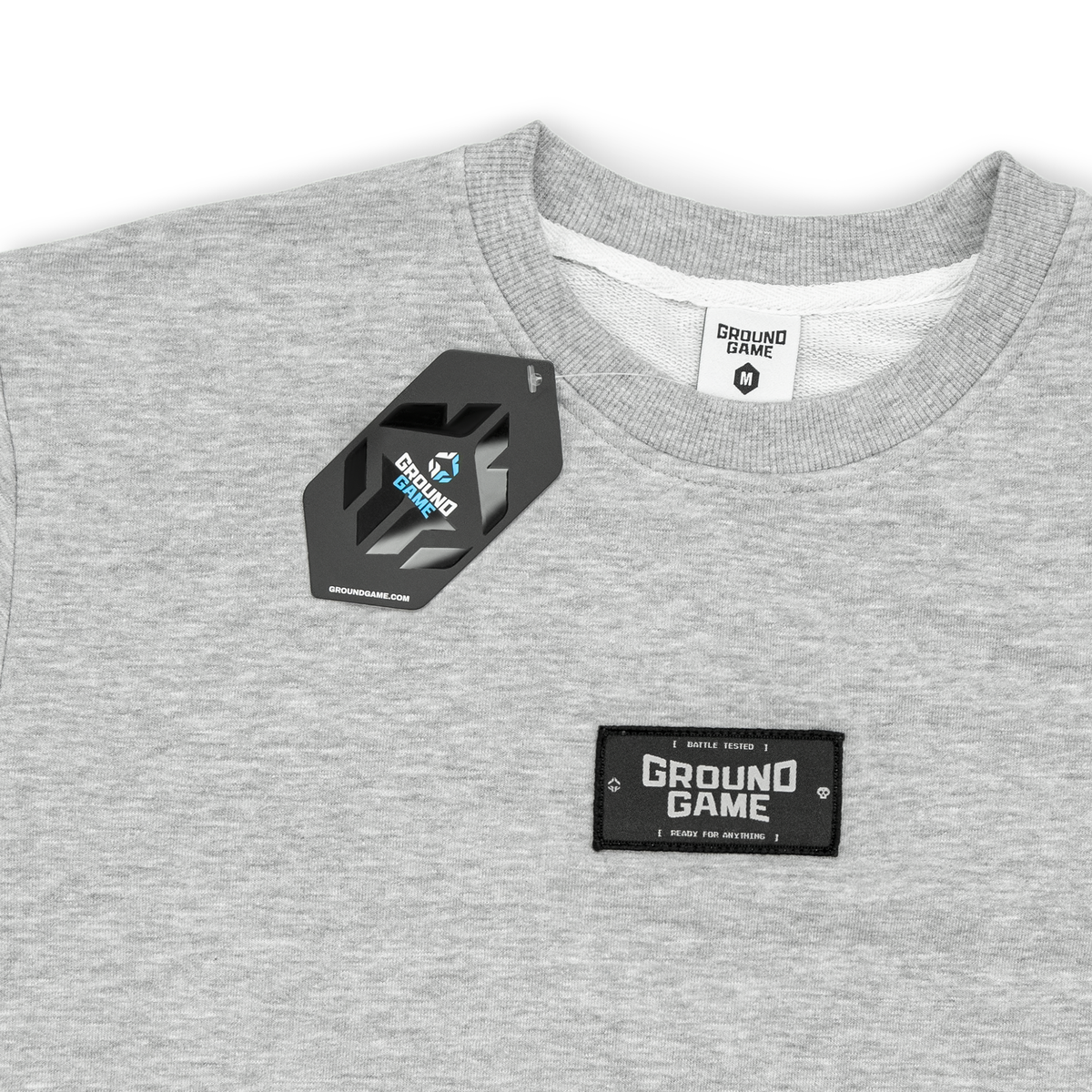 Crewneck Sweatshirt Essential (Grey Melange)