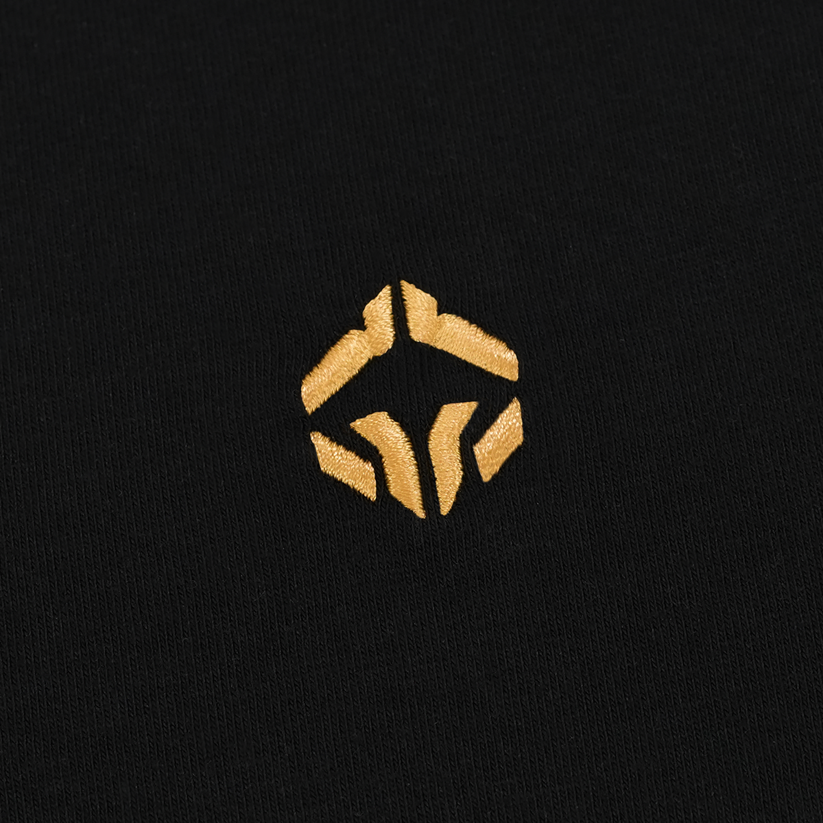 Koszulka polo Minimal (Czarna ze złotym logo)