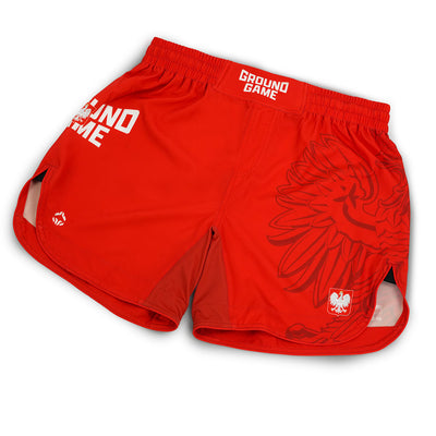 Light MMA Shorts Poland 3.0 (Red)