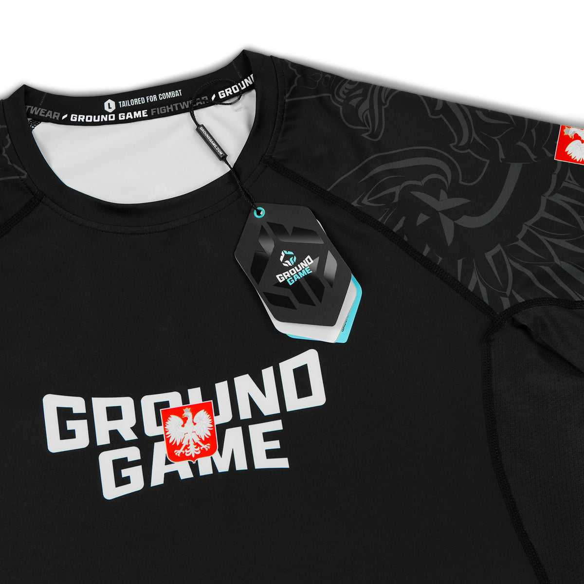 Rashguard Poland 3.0 short sleeve (Black)