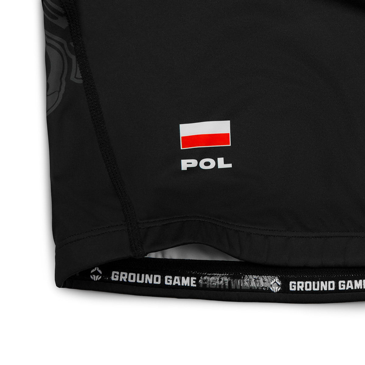 Rashguard Poland 3.0 short sleeve (Black)