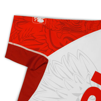 Rashguard Polska 3.0 s krátkym rukávom (biely)