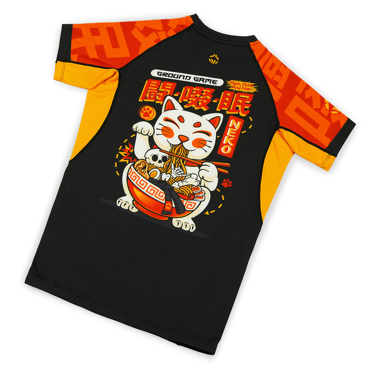 Rashguard Ramen Cat short sleeve