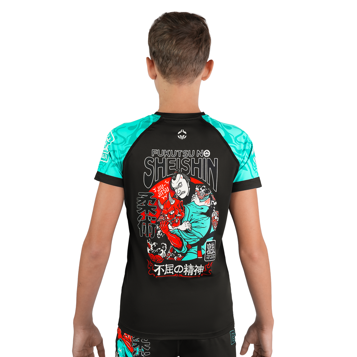 Rashguard dziecięcy Fukutsu krótki rękaw
