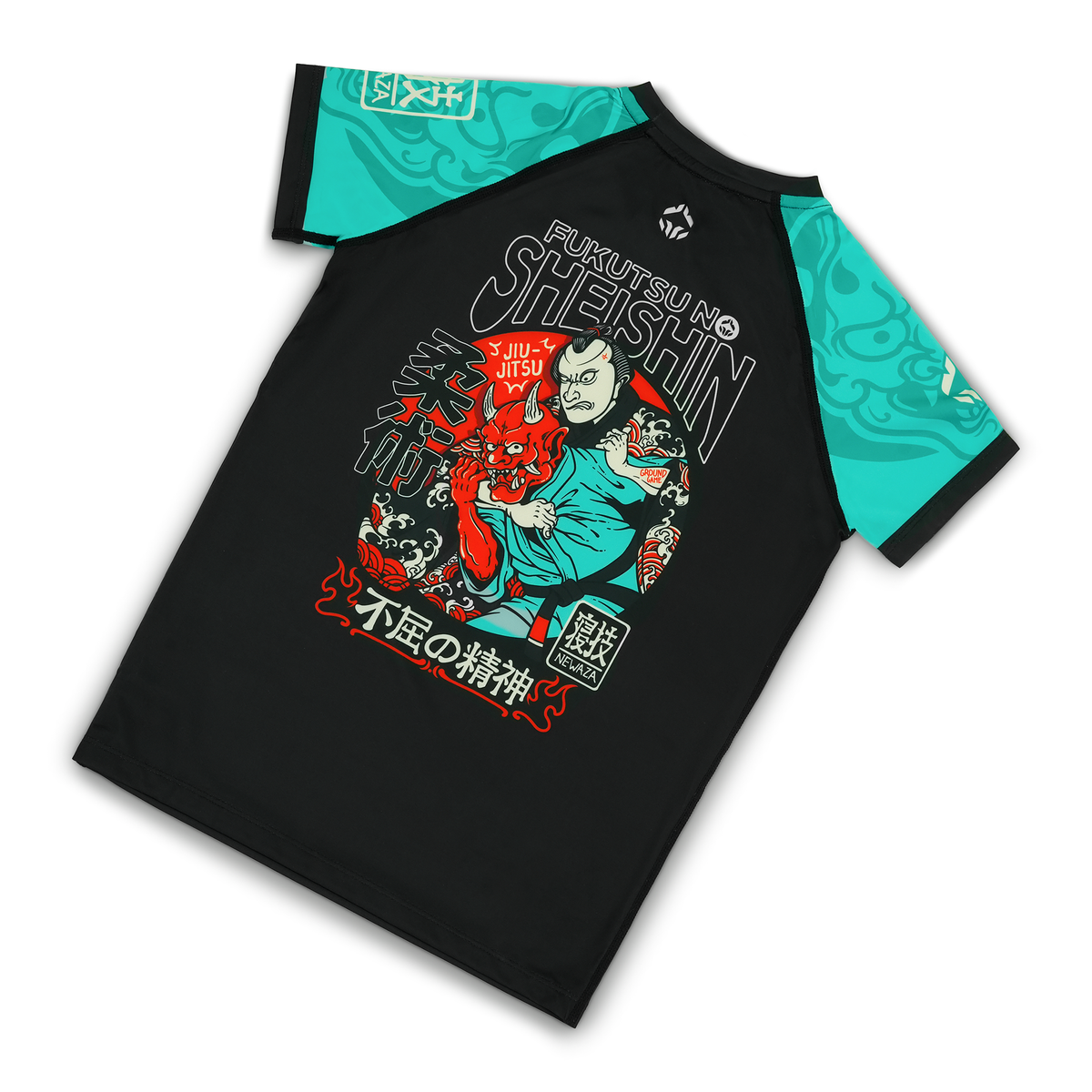 Rashguard dziecięcy Fukutsu krótki rękaw