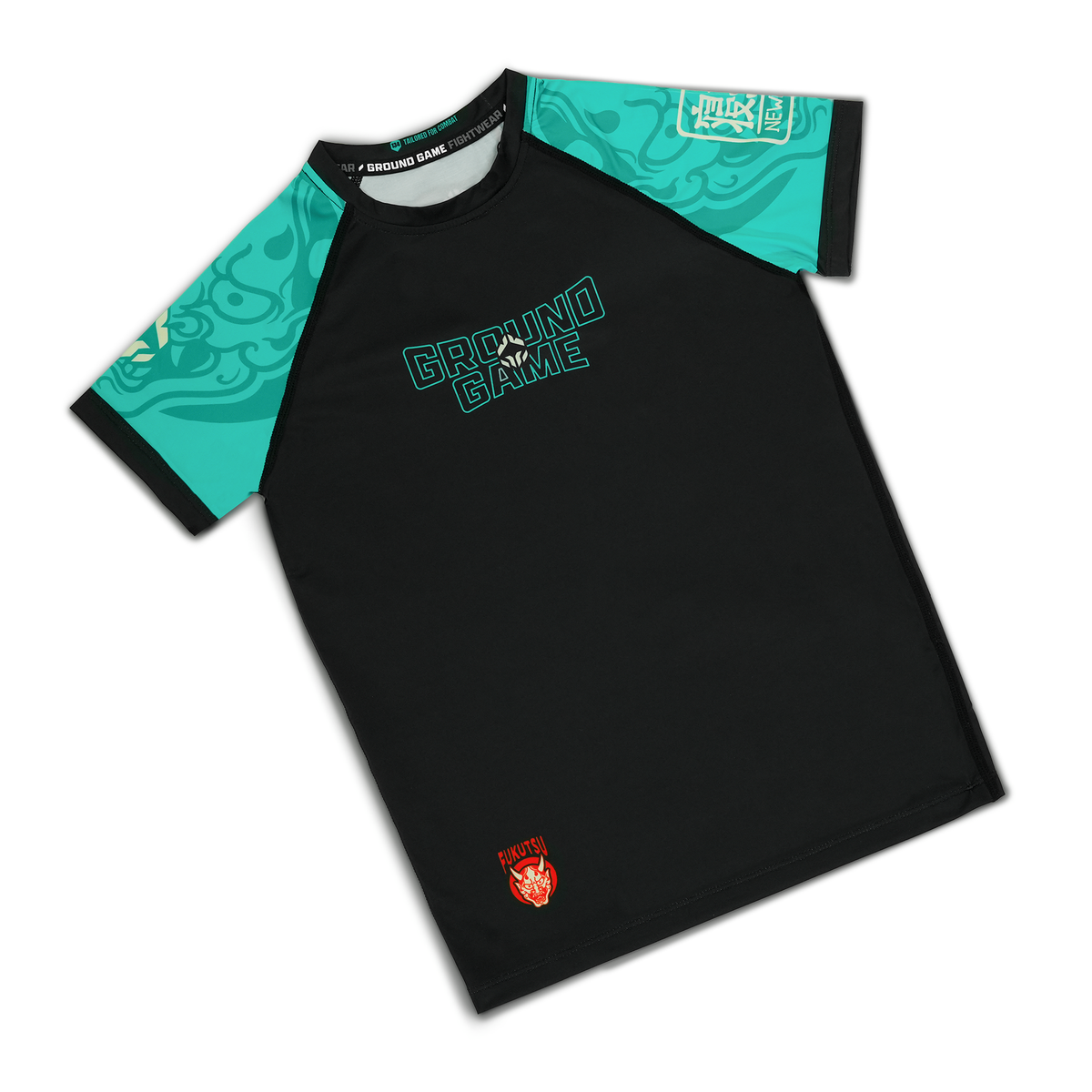 Rashguard dziecięcy Fukutsu krótki rękaw