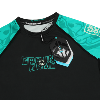 Rashguard dziecięcy Fukutsu krótki rękaw