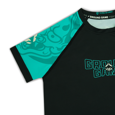 Rashguard dziecięcy Fukutsu krótki rękaw